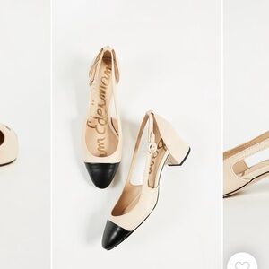 NWT Leah Cap Toe Pumps